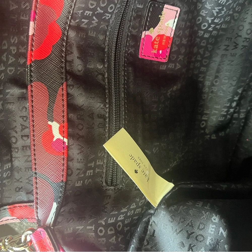 Kate Spade Leather Lilah Laurel Way Wonder Floral Satchel